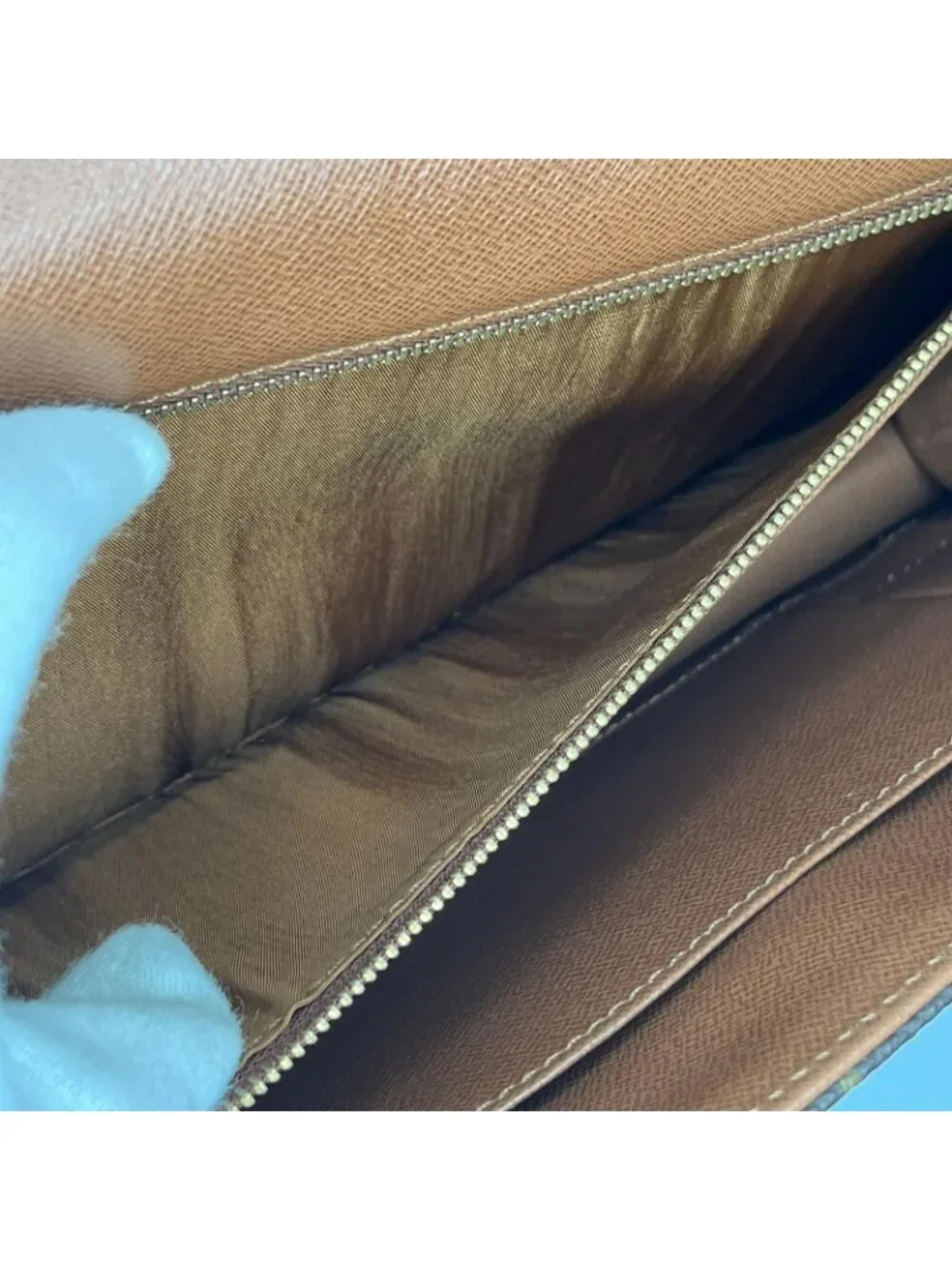 Louis Vuitton Pochette Dam GM Second Bag Brown